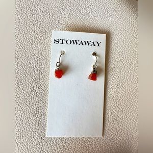 Handmade onyx earrings!